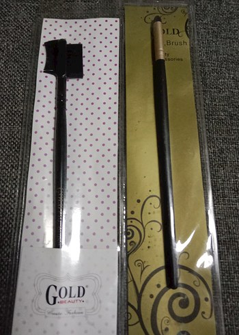 Gold Beauty Makyaj Fırçası 2 li