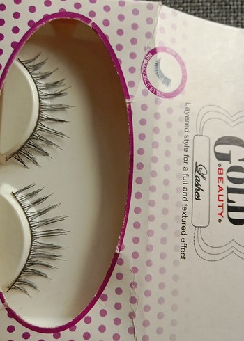  Beden Gold Beauty Katmanlı siyah yeni Sahte Kirpik