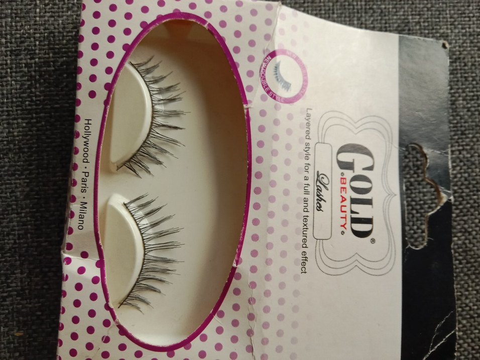 Gold Beauty Katmanlı siyah yeni Sahte Kirpik - Görsel 3