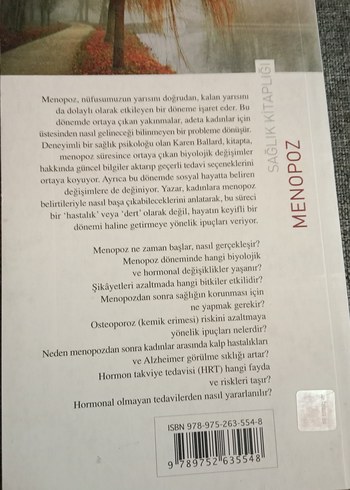  Beden Menopoz - Karen Ballard