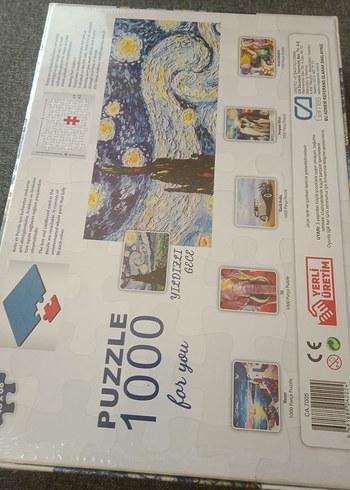 1000 Parça Çok Renkli Puzzle - Yıldızlı Gece - Görsel 6