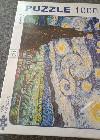 1000 Parça Çok Renkli Puzzle - Yıldızlı Gece - Görsel 9