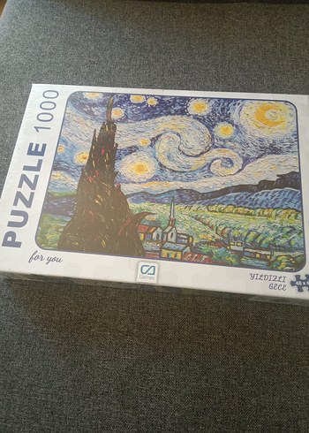 1000 Parça Çok Renkli Puzzle - Yıldızlı Gece - Görsel 7