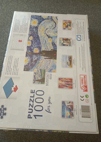 1000 Parça Çok Renkli Puzzle - Yıldızlı Gece - Görsel 8