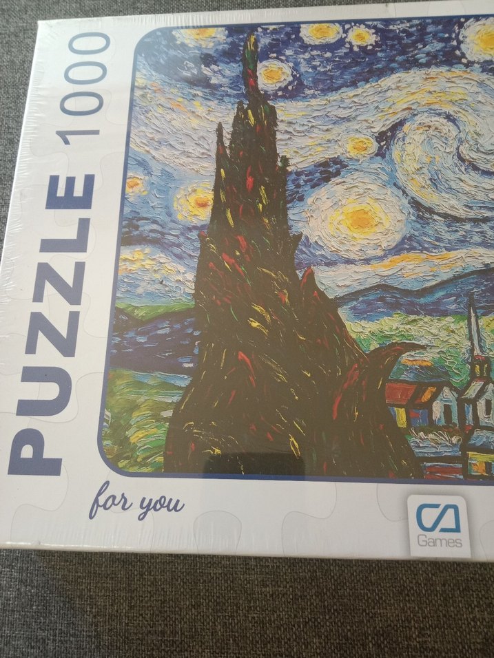 1000 Parça Çok Renkli Puzzle - Yıldızlı Gece - Görsel 2