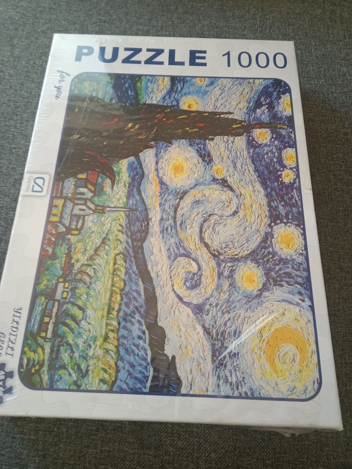 1000 Parça Çok Renkli Puzzle - Yıldızlı Gece - Görsel 4