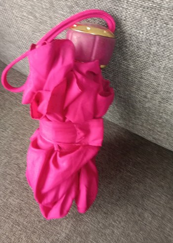 Pembe Elastik Kadın Şemsiye - Görsel 4