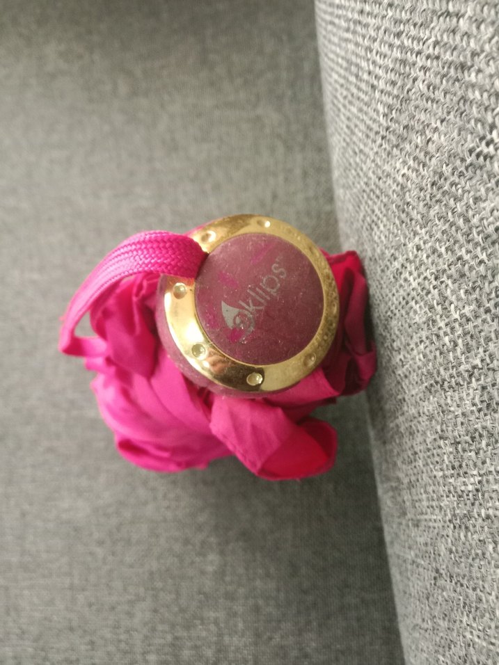 Pembe Elastik Kadın Şemsiye - Görsel 2