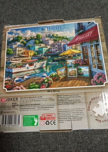 1000 Parça Pastel Renkli Art Harbor Puzzle