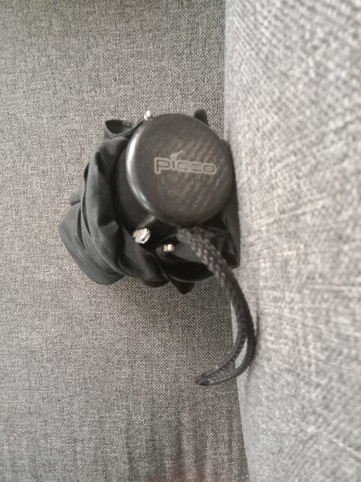 Kemerli siyah Gotik Kadın Şemsiye - Görsel 4