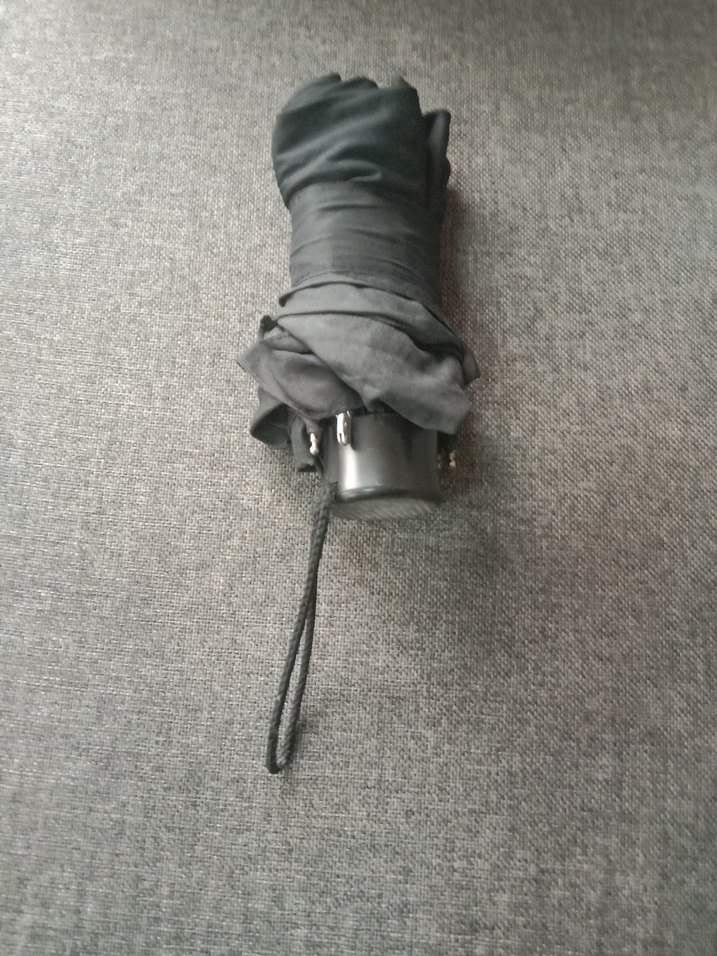 Kemerli siyah Gotik Kadın Şemsiye - Görsel 3