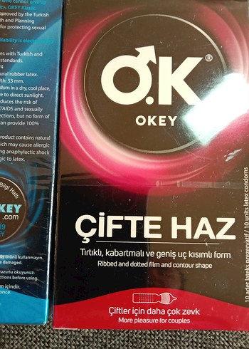 Okey Klasik ve Çifte Hazırlık Prezervatif Seti 2 li - Görsel 4