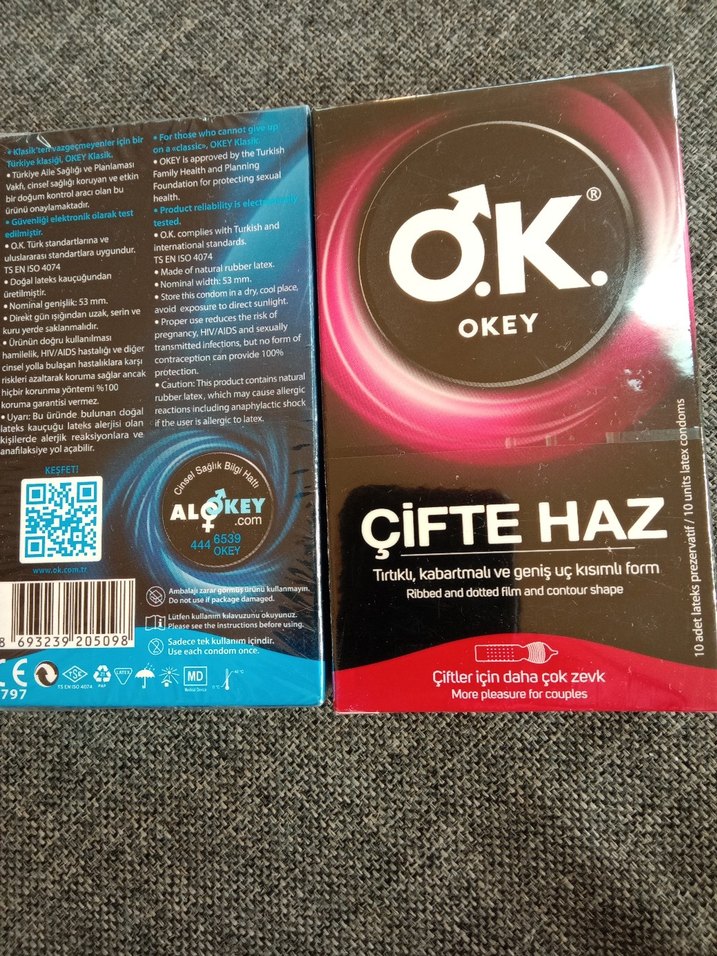 Okey Klasik ve Çifte Hazırlık Prezervatif Seti 2 li - Görsel 5