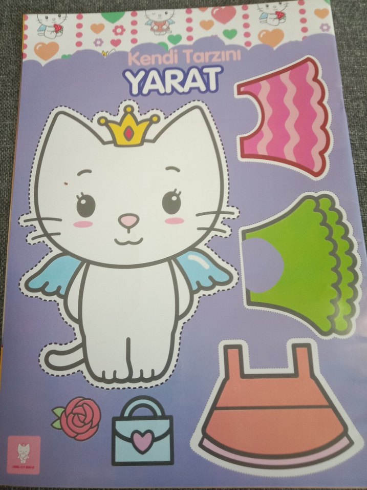 Angel Cat Sugar Boyama ve Hikaye Kitabı - Görsel 3