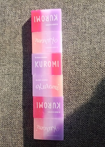 Kuromi 6 li yeni büyük silgiler