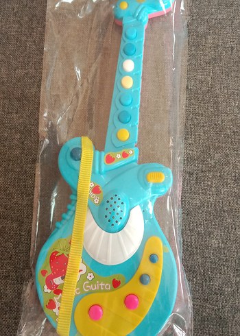Renkli Müzikli Oyuncak Gitar