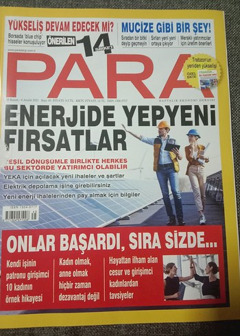 Para Dergisi - Enerjide Yeni Fırsatlar Sayısı