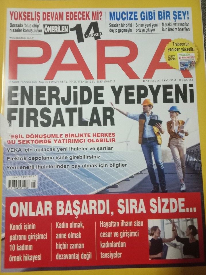 Para Dergisi - Enerjide Yeni Fırsatlar Sayısı - Görsel 5