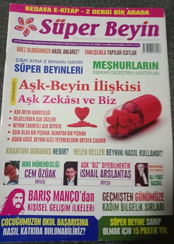 Süper Beyin Dergisi - Aşk ve Beyin İlişkisi