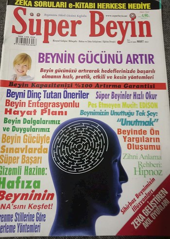 Süper Beyin Zeka ve Hafıza Geliştirme Dergisi