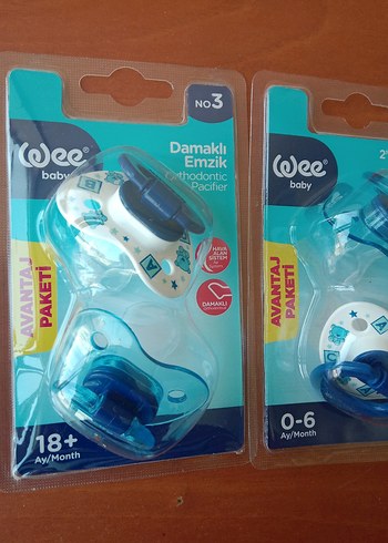 Diger Mavi Renkli yeni Emzik Seti 3 paket - Görsel 7