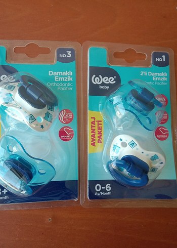 Diger Mavi Renkli yeni Emzik Seti 3 paket - Görsel 6