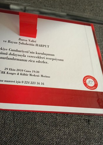 Bursa Valisi Şahabettin Harput Davetiye - Görsel 7