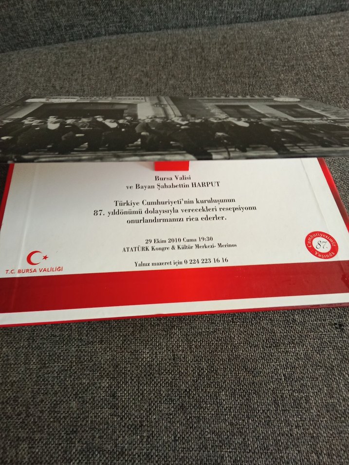 Bursa Valisi Şahabettin Harput Davetiye - Görsel 5