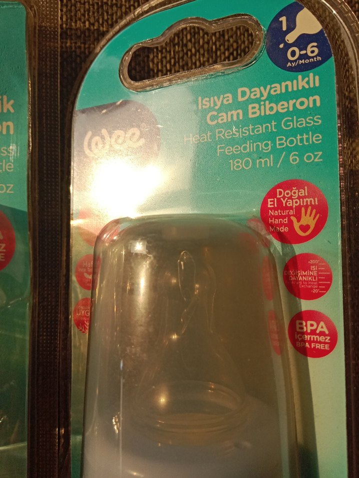 Mavi Bebek Biberonu 2'li Set Wee Baby - Görsel 4