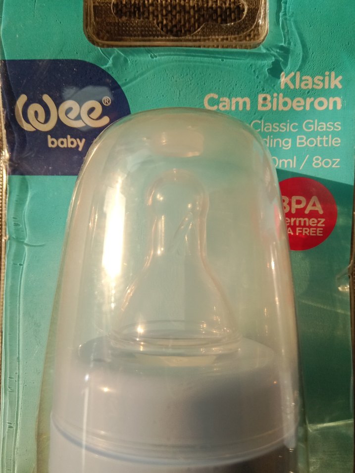 Mavi Bebek Biberonu 2'li Set Wee Baby - Görsel 3