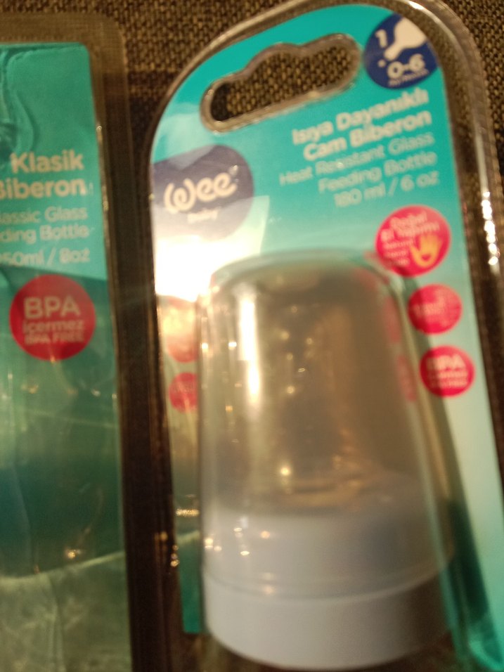 Mavi Bebek Biberonu 2'li Set Wee Baby - Görsel 2