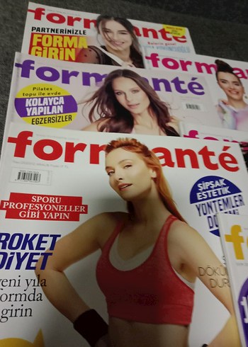 Formanté Kadın Dergisi Seti - Sağlık ve Egzersiz - Görsel 9