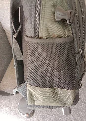 yeni Gri Tokalı Erkek Sırt Çantası - Görsel 2