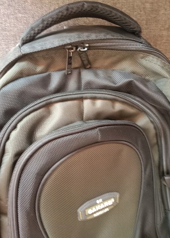 yeni Gri Tokalı Erkek Sırt Çantası - Görsel 5