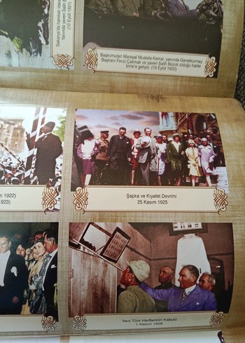 Atatürk Biyografi sticker seti - Görsel 12