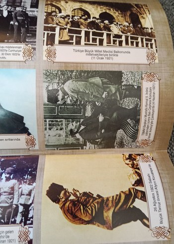 Atatürk Biyografi sticker seti - Görsel 19