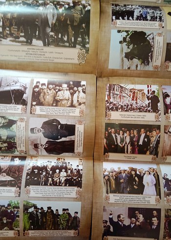 Atatürk Biyografi sticker seti - Görsel 17