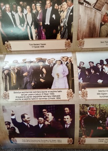 Atatürk Biyografi sticker seti - Görsel 4