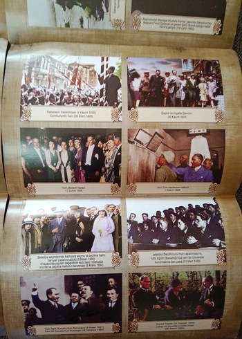 Atatürk Biyografi sticker seti - Görsel 18