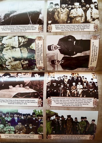 Atatürk Biyografi sticker seti - Görsel 7