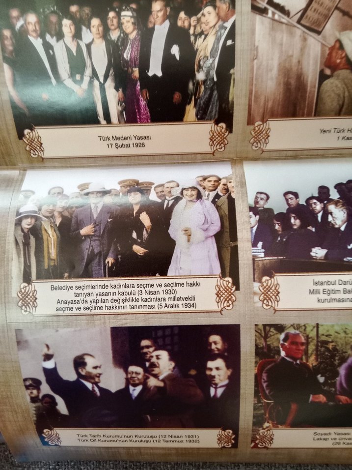 Atatürk Biyografi sticker seti - Görsel 4