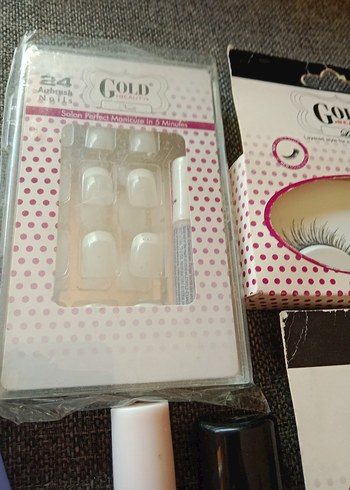 Flormar Oje,takma kirpik, tırnak ve Aseton Seti - Görsel 2