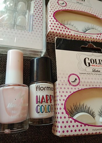 Flormar Oje,takma kirpik, tırnak ve Aseton Seti - Görsel 4