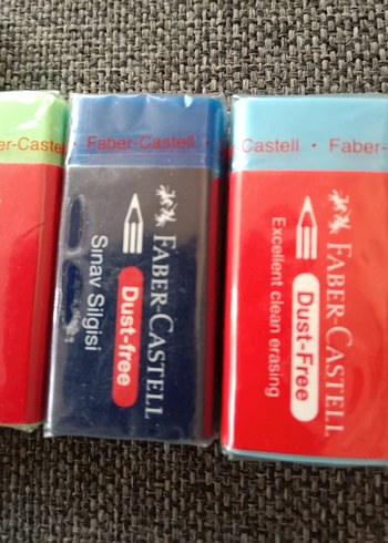 Beden Renk Faber-Castell Çok Renkli Tozsuz 4 lü Silgi uç seti