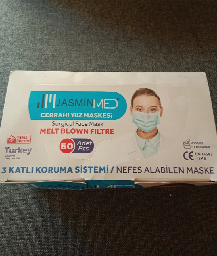 Jasmin Med Cerrahi Yüz Maskesi 50'li - Görsel 4