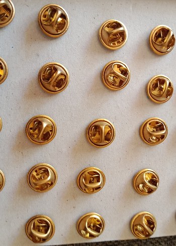 parlak Kırmızı CHP Vintage yeni 50 li rozetler - Görsel 7