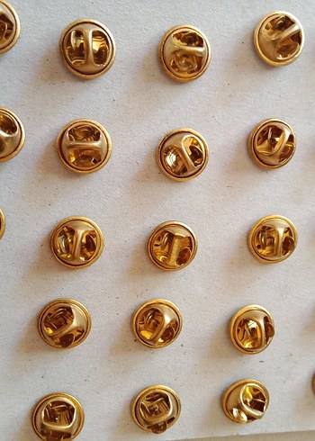 parlak Kırmızı CHP Vintage yeni 50 li rozetler - Görsel 10