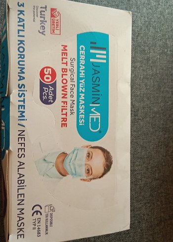 Jasmin Med Cerrahi Yüz Maskesi 50 Adet - Görsel 13