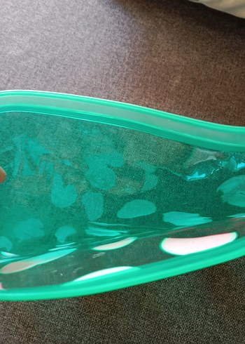 Beden PVC Renkli karpuz Baskılı klipsli bikini Çantası