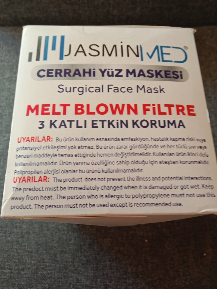 JasminMed Cerrahi Meltblown Yüz Maskesi 50'li - Görsel 3